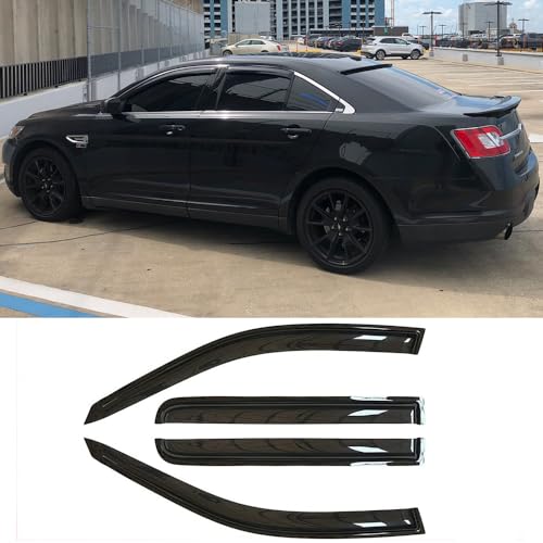 Window Visors Dark Smoke Rain Guards for 2010