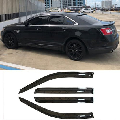 Window Visors Dark Smoke Rain Guards for 2010