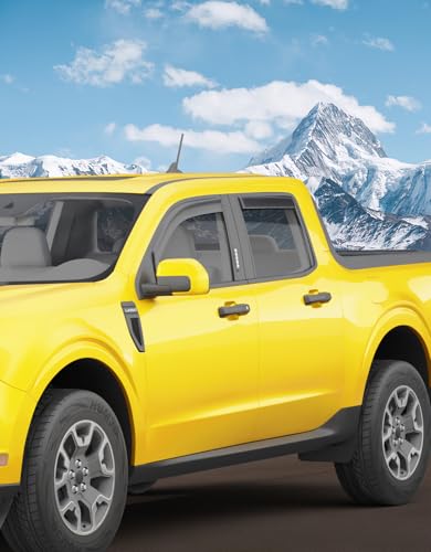 in Channel Window Visors Rain Guards for Ford Maverick 2022