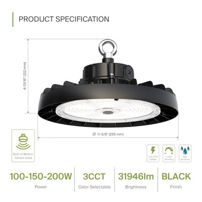 200W LED High Bay UFO Lighting