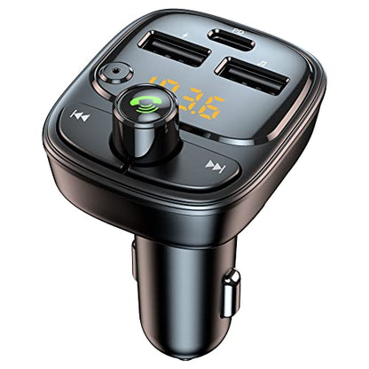 Bluetooth 5.3 FM Transmitter Car Adapter