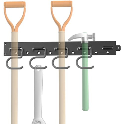 Plastic Wall Mounted Mop and Broom Holder
