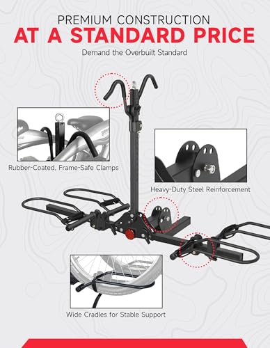Young Bike Rack Hitch for Car (2 Count)