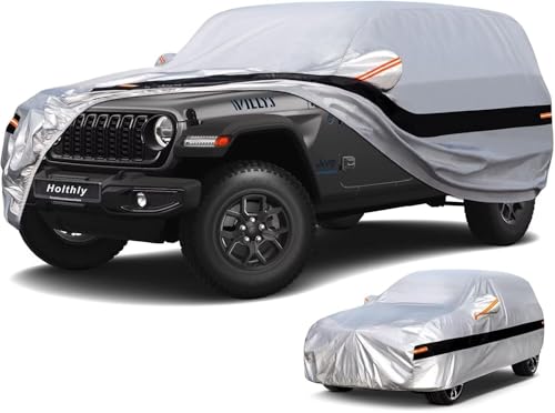10 Layers Car Cover Custom Fit for Jeep Wrangler 4Door 4dr