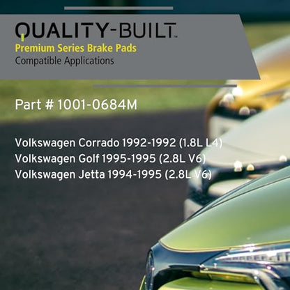 Front Semi Metallic Brake Pads