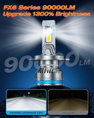 2026 H4 9003 HB2 Light Bulbs (2 Count)