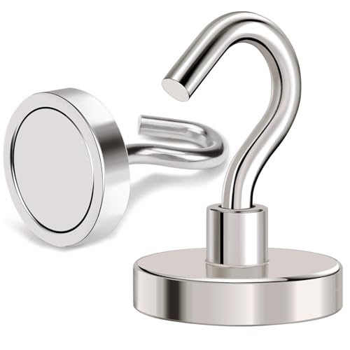Magnetic Hooks 120lbs Strong Magnets Hook 18 Pack