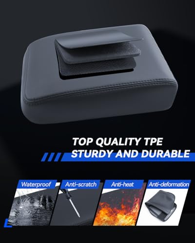 Armrest Cover for 2025 2026 Toyota 4Runner Accessories Center Console Middle Lid Pad Protector for Car Elbow Rest
