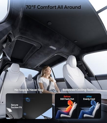 for Tesla Model X Accessories Sunshade Roof