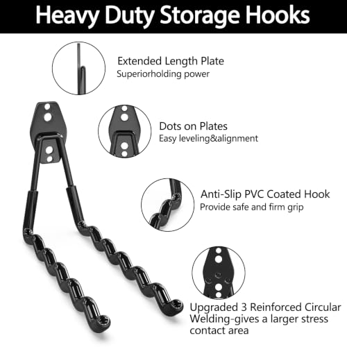 Garage Wall Hooks 46 Pack (46 Count)
