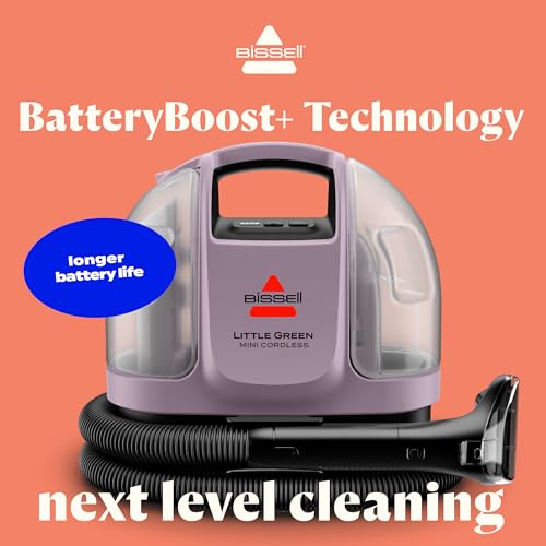 Little Green Mini Cordless Portable Carpet and Upholstery Deep Cleaner