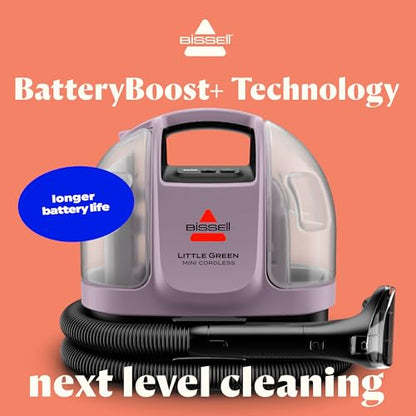 Little Green Mini Cordless Portable Carpet and Upholstery Deep Cleaner