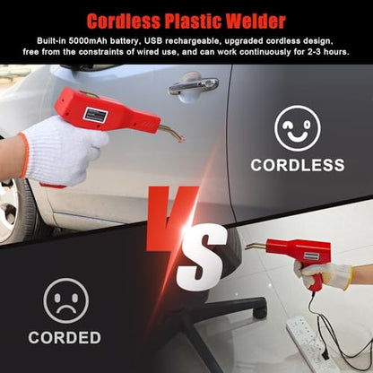 Upgraded 220W Cordless Plastic Welder