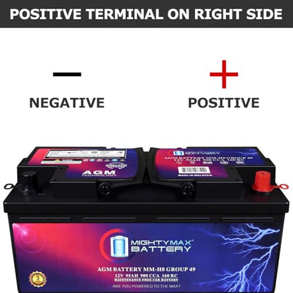 MM H8 Start and Stop Car BCI Group 49 12V 95Ah