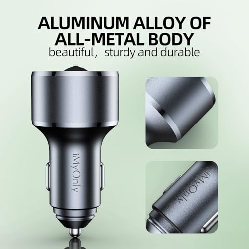 Bluetooth V5.4 AUX Car Adapter FM Transmitter