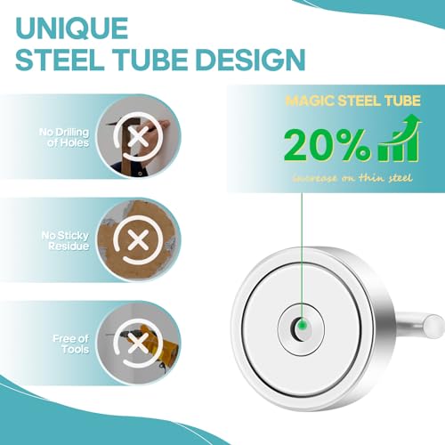 Magnetic Hooks Steel Tube Design for Cruise (10 Count)