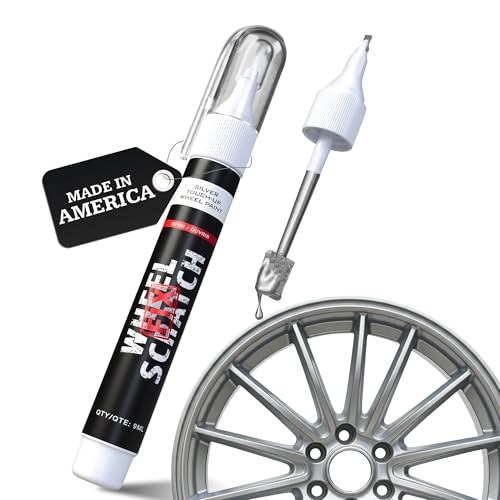 Light Silver Rim Touch Up Paint Wheel Scratch Repair Pen