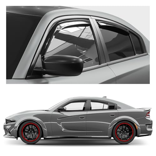 Window Deflectors Smoke Tinted in (4 Count)