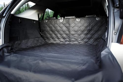 Bulldogology SUV Cargo Liner for Dogs 55"x82" Heavy Duty Pet Trunk Cargo Cover Area