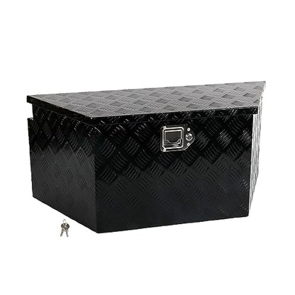 34 Inch Aluminum Trailer Tongue Tool Box 5 Bar Tread Wide Utility