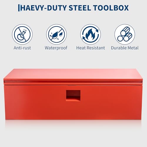 15"X15"X48" Heavy Duty Steel Truck Bed Tool Box