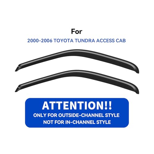 Window Visors Rain Guards for 2000 (2 Count)