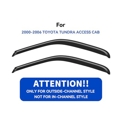 Window Visors Rain Guards for 2000 (2 Count)