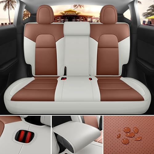 Leather Seat Cover for Tesla Model Y 2020