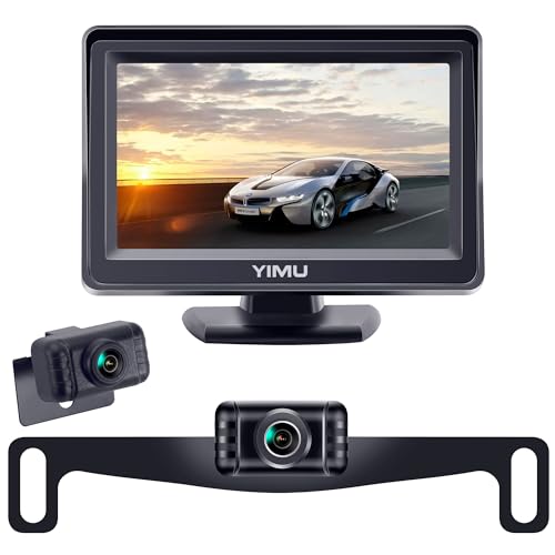 Backup Camera System with License Plate Backup Reverse Camera