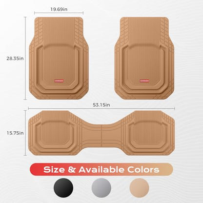 Floor Mats for Cars (3 Count)