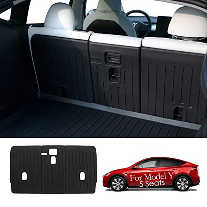 for Tesla Model Y Rear Seat Back Cover Seatback Liner Backrest Protector Accessories 5 (3 Count)