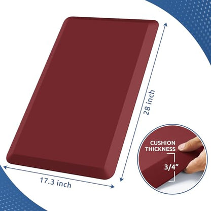 0.8" Thick Kitchen Mat Cushioned Anti Fatigue Rug Comfort Floor Mats