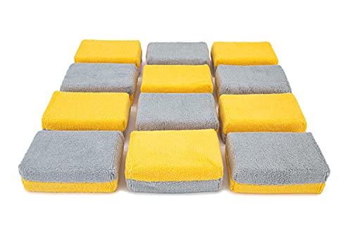 Thick [Saver Applicator Terry] Ceramic Coating Applicator Sponge (12 Count)