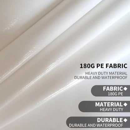 10' x20' Carport Replacement Canopy Cover White