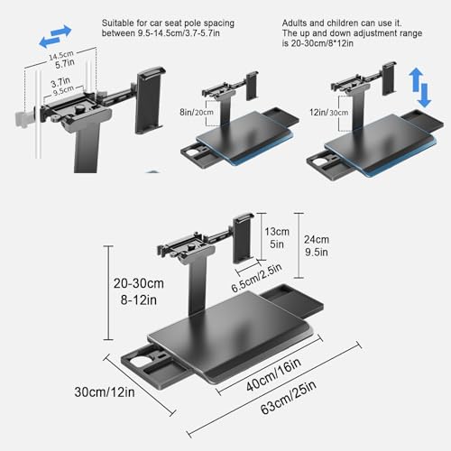 Portable Car Seat Tray Table