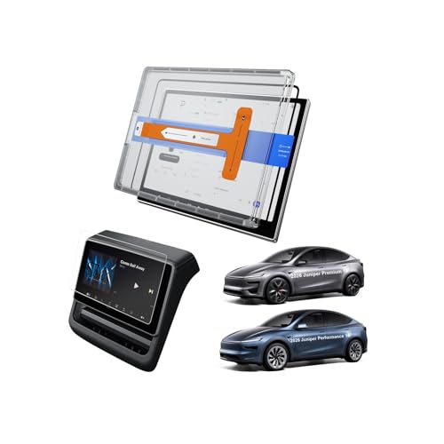 2026 Model Y 16Inch Glossy Screen Protector For Tesla Modely 16" Touch Screen & 8" Rear Screen Saver For Model Y Juniper Performance