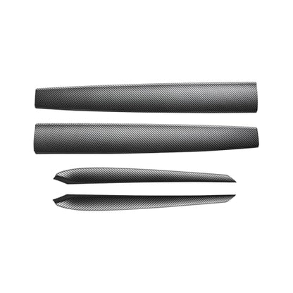Matte Carbon Fiber Dashboard Cover and Front Door Cover Compatible with Tesla Model 3（2021