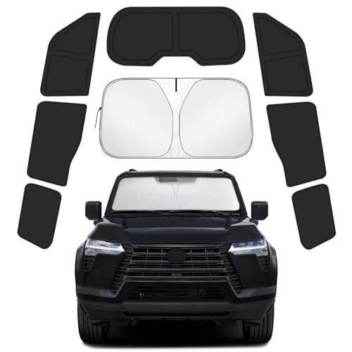 Car Window Shades for Lexus GX 2024 (8 Count)