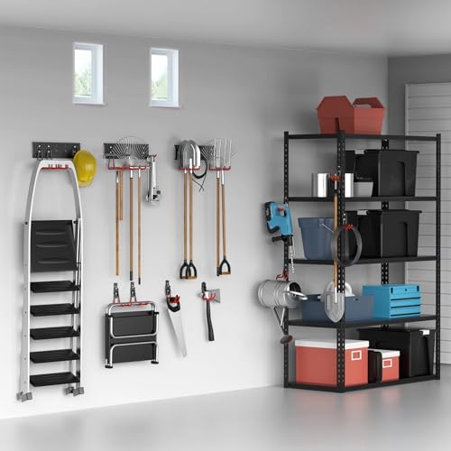 24 PCS Garage Storage Hooks with Tracks