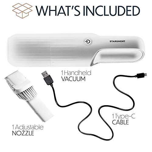 Portable Hand Vacuum Cleaner Handheld Cordless Cleaner for Dust Pet Hair Dirt