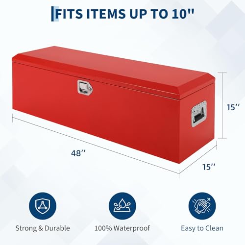 Heavy Duty Steel Metal Tool Box for Truck Bed