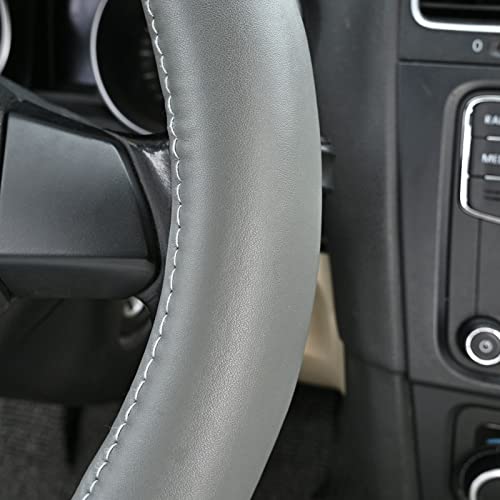 Heavy Duty Pure Cowhide Steering Wheel Cover SUV Car