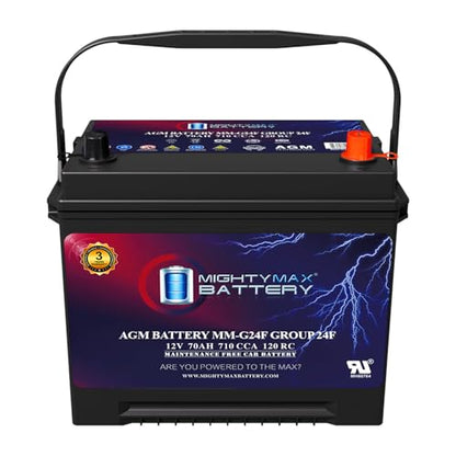 MM G24F Start and Stop Car BCI Group Size 24F 12V 70Ah