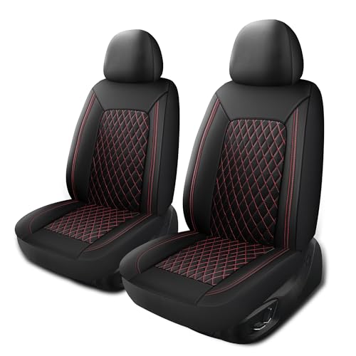 Faux Leather Front Car Seat Covers (2 Count)