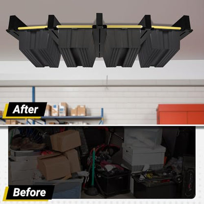 Overhead Garage Storage Rack for Totes (5 Count)