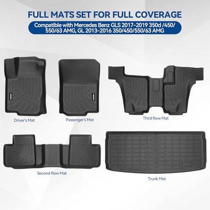 Custom Fit Floor Mats for Mercedes Benz GLS