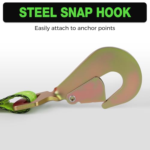 Axle Tie Down Straps 2" x 114" 4 (4 Count)