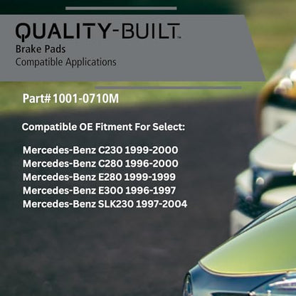 Front Semi Metallic Brake Pads