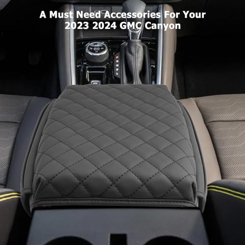 2025 2026 Canyon Center Console Cover Compatible with 2023 2024 2025 2026 GMC Canyon & Chevy Colorado Accessories Armrest Cover Center Console Pad Armrest Console Cover