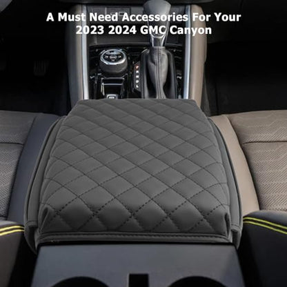 2025 2026 Canyon Center Console Cover Compatible with 2023 2024 2025 2026 GMC Canyon & Chevy Colorado Accessories Armrest Cover Center Console Pad Armrest Console Cover